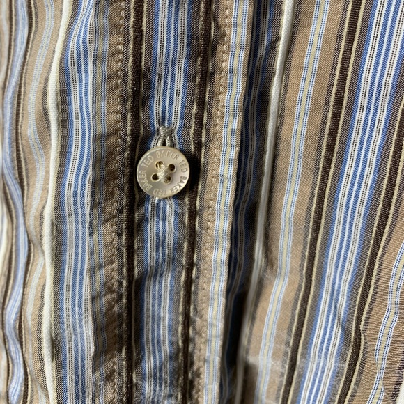 Ted Baker | Crinkle Seersucker Dress Shirt - Men’s Small - Picture 4 of 10